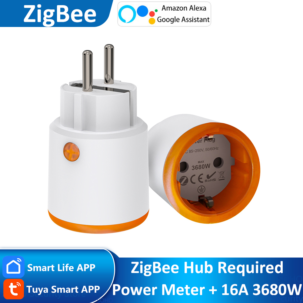Smart Home Energy Monitor - الاتحاد الأوروبي 16A تويا زيجبي المنزل