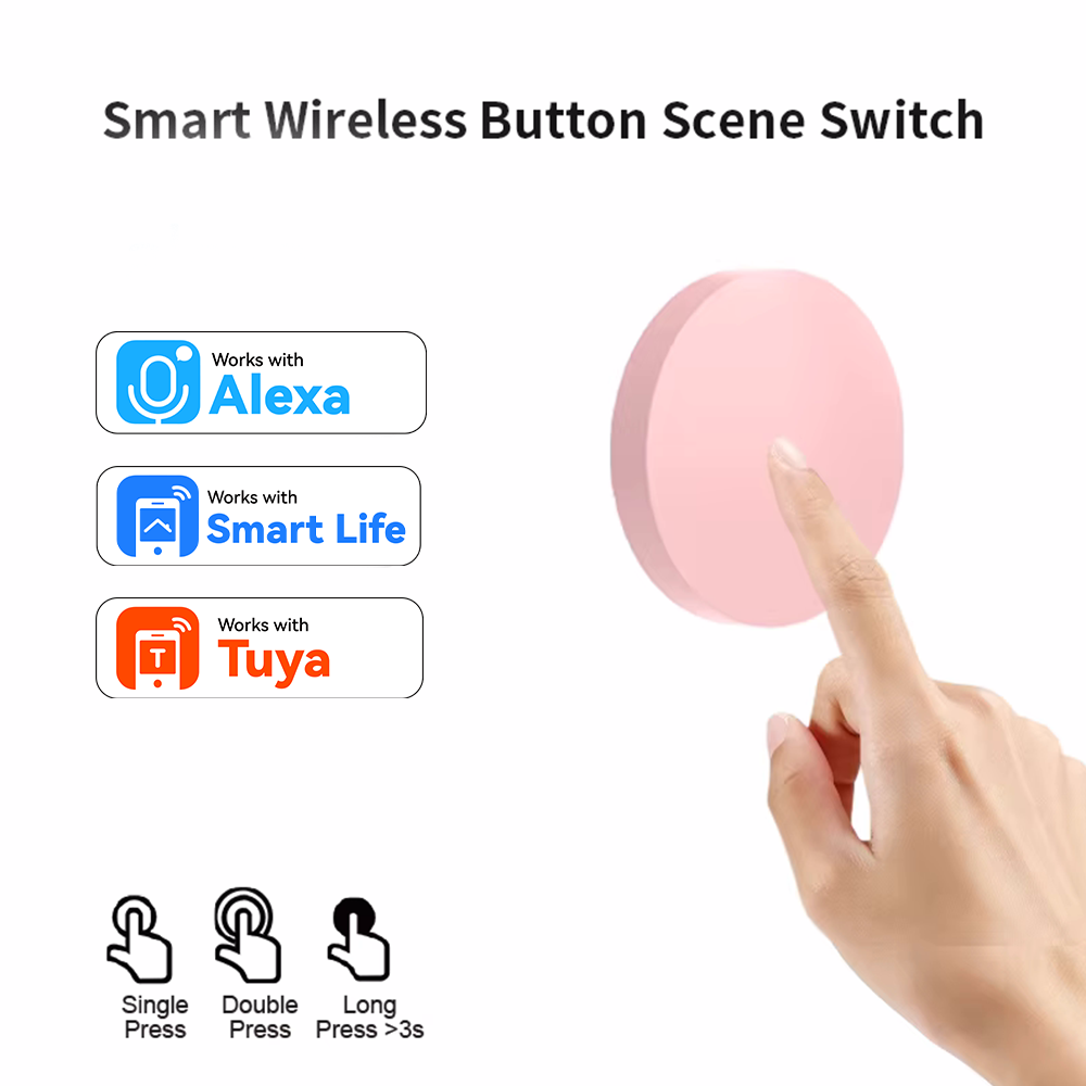 Smart Home Z Wave - زر ذكي لاسلكي ZigBee للتحكم في