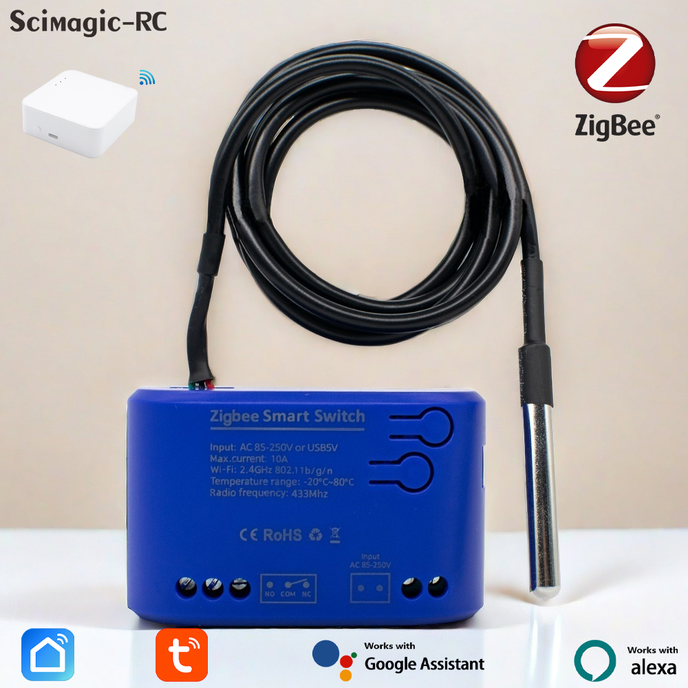 Smart Home Z Wave - زيجبي درجة الحرارة مفتاح ذكي 1