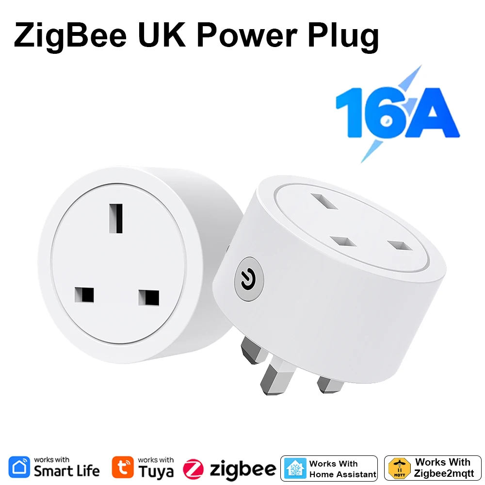 Smart Home Energy Monitor - قابس ذكي زيجبي 16 أمبير للمقابس