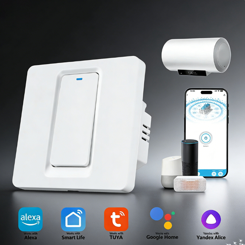 Smart Home Integration - مفتاح سخان المياه الذكي/واي فاي وتحكم