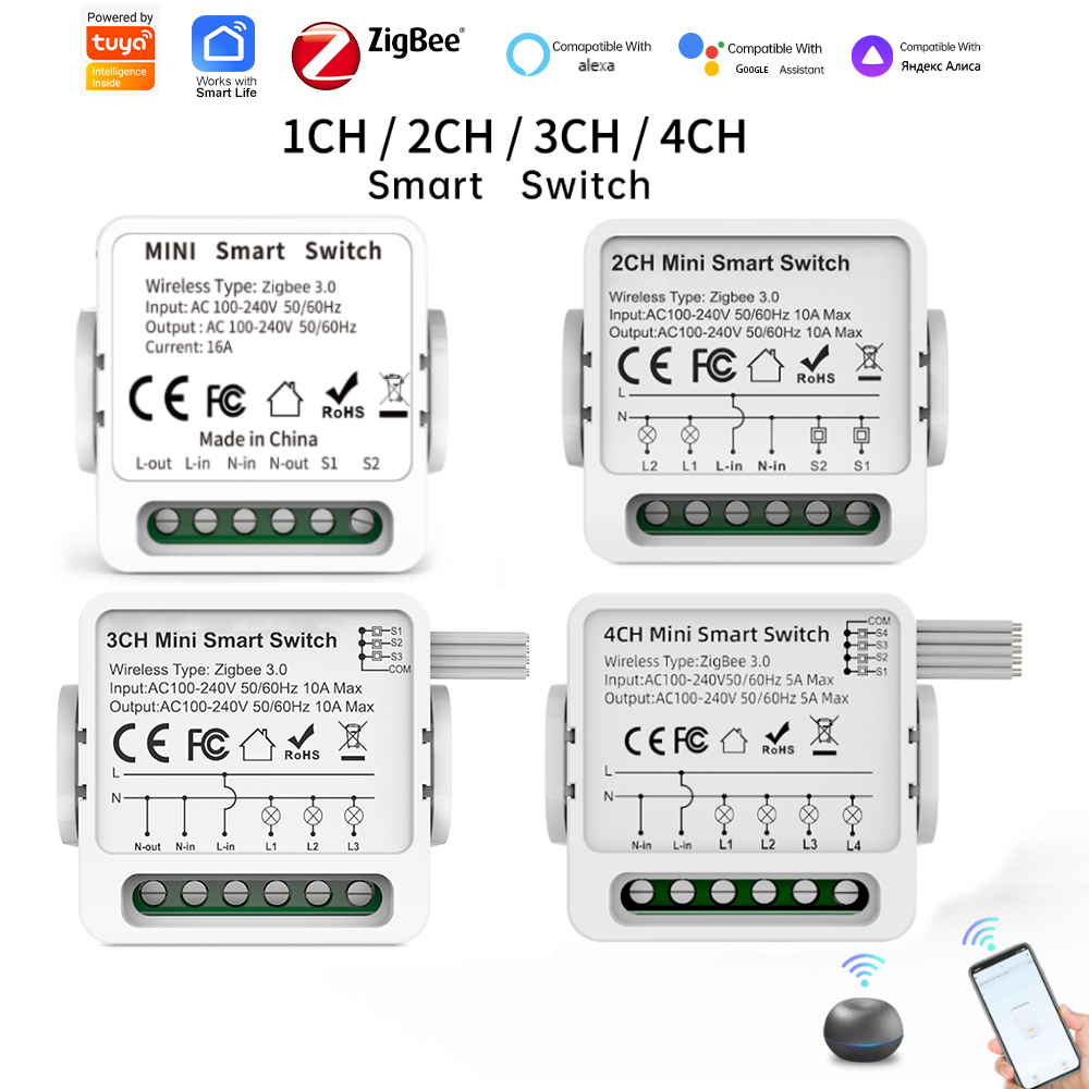 Smart Home Z Wave - مفتاح ذكي Tuya Zigbee 3.0 بـ