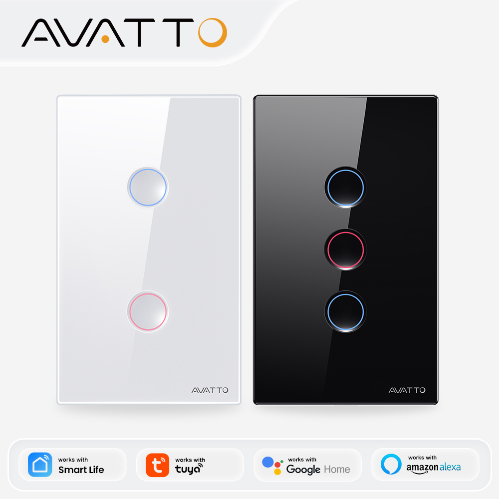 Smart Home Z Wave - مفتاح إضاءة ذكي لاسلكي من AVATTO