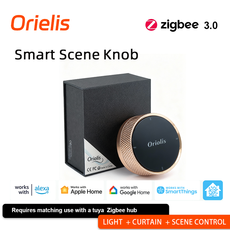 Smart Home Z Wave - وحدة تحكم مقبض المشهد الذكي ORIELIS