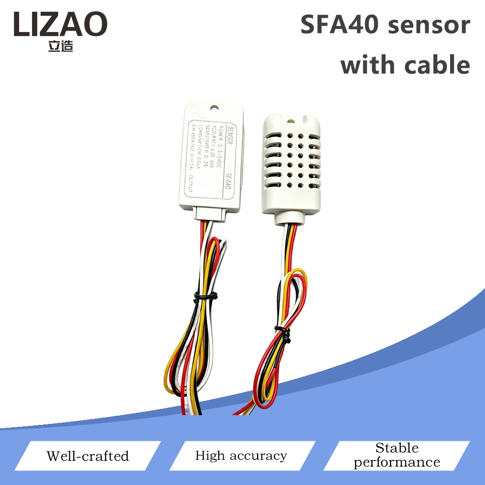 Smart Home Ventilation System - وحدة استشعار الغاز SFA40 مع كابل