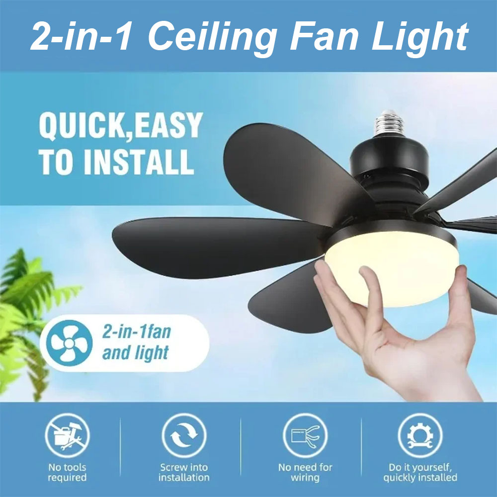 Smart Home Ventilation System - 30/40 واط مروحة السقف الإضاءة درجة