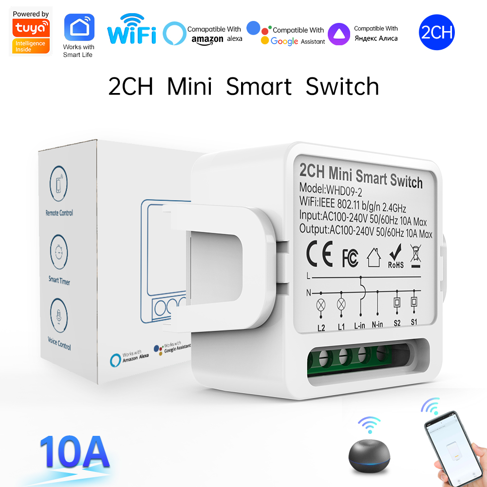 Smart Home Integration - مفتاح تويا الذكي ثنائي الاتجاه بـ