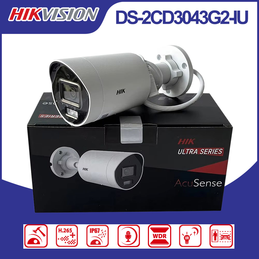 Smart Home Hikvision - كاميرا Hikvision DS-2CD3043G2-IU 4MP Ultra Series