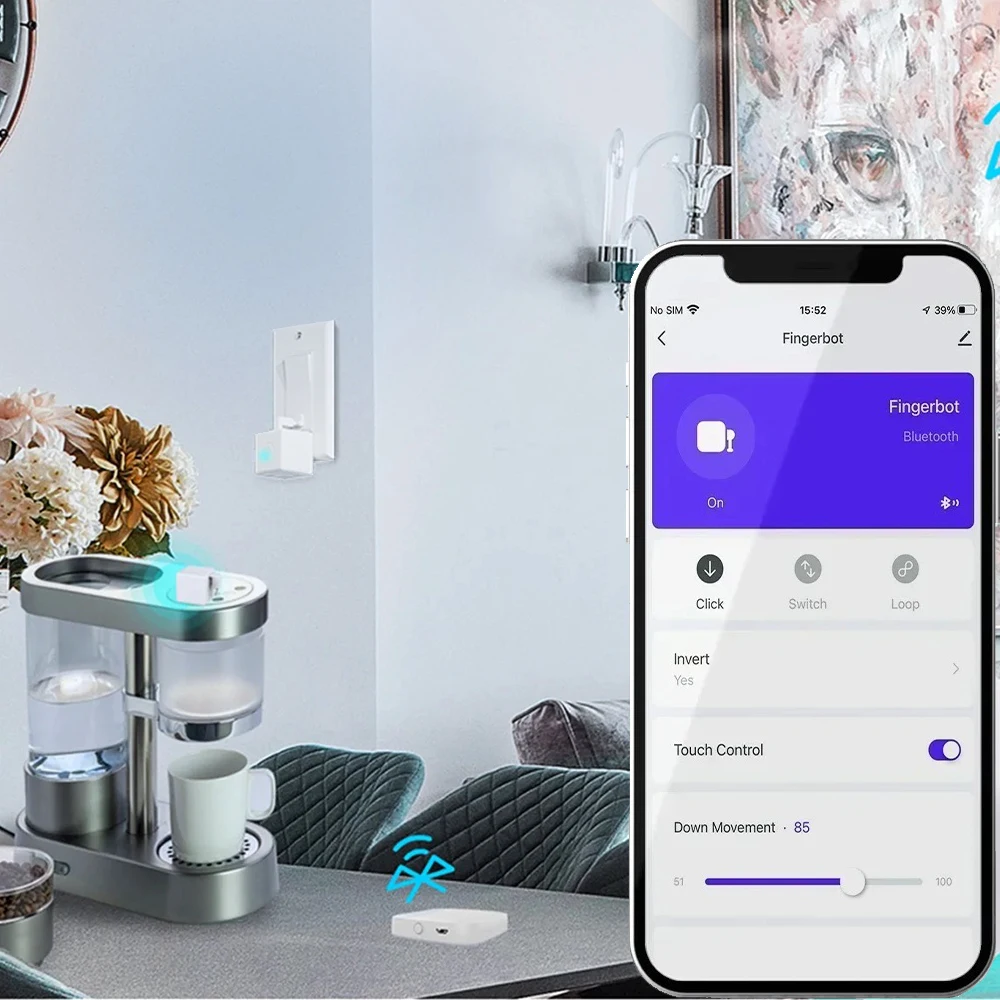 الذكية زيجبي Fingerbot اللاسلك - مراجعة Smart Home Z Wave وسعره