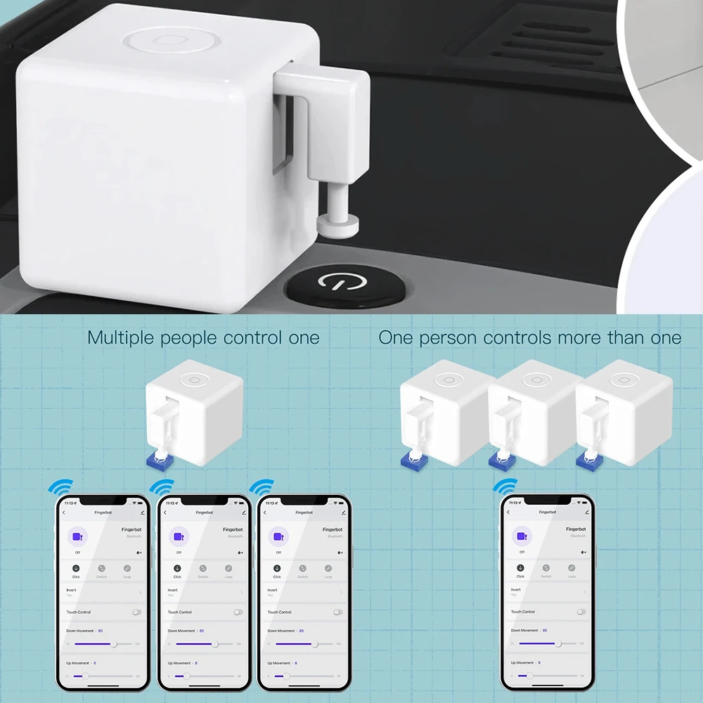 الذكية زيجبي Fingerbot اللاسلك - مراجعة Smart Home Z Wave وسعره