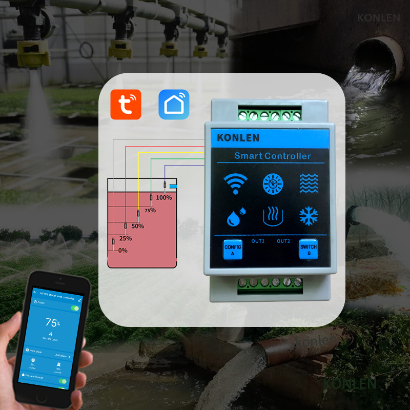 KONLEN Tuya مستشعر مستوى الميا - مراجعة Smart Home Energy Monitor وسعره