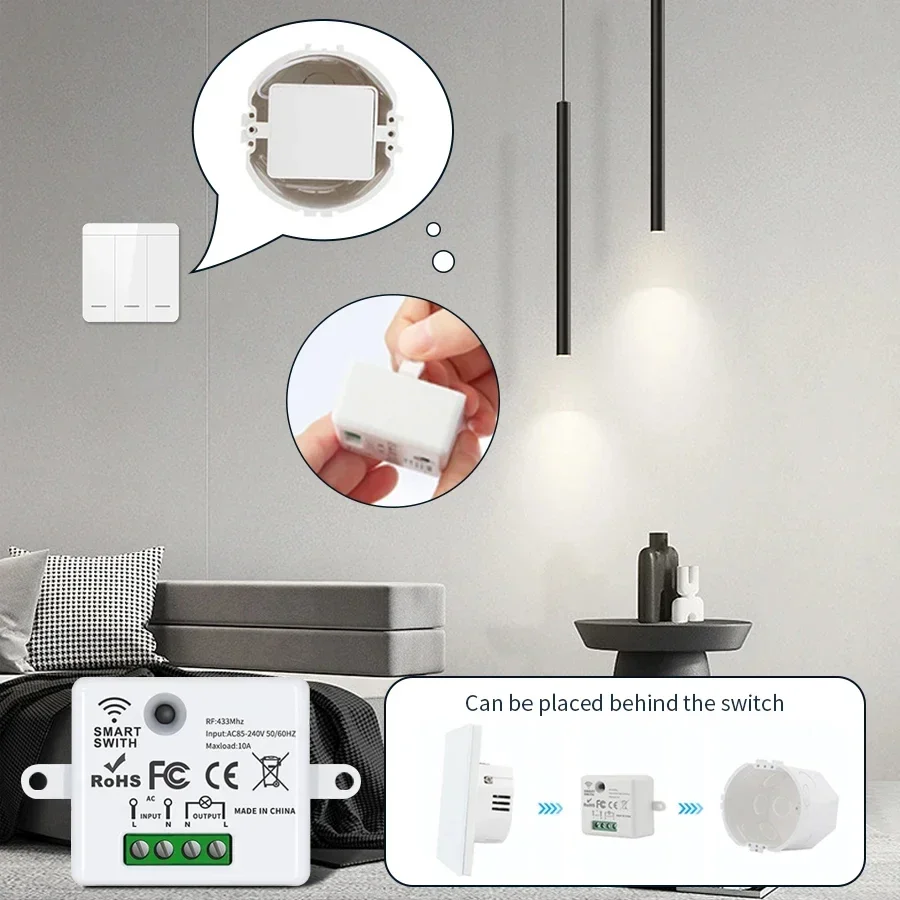 مفتاح تحكم عن بعد لاسلكي RF 43 - مراجعة Smart Home Integration وسعره