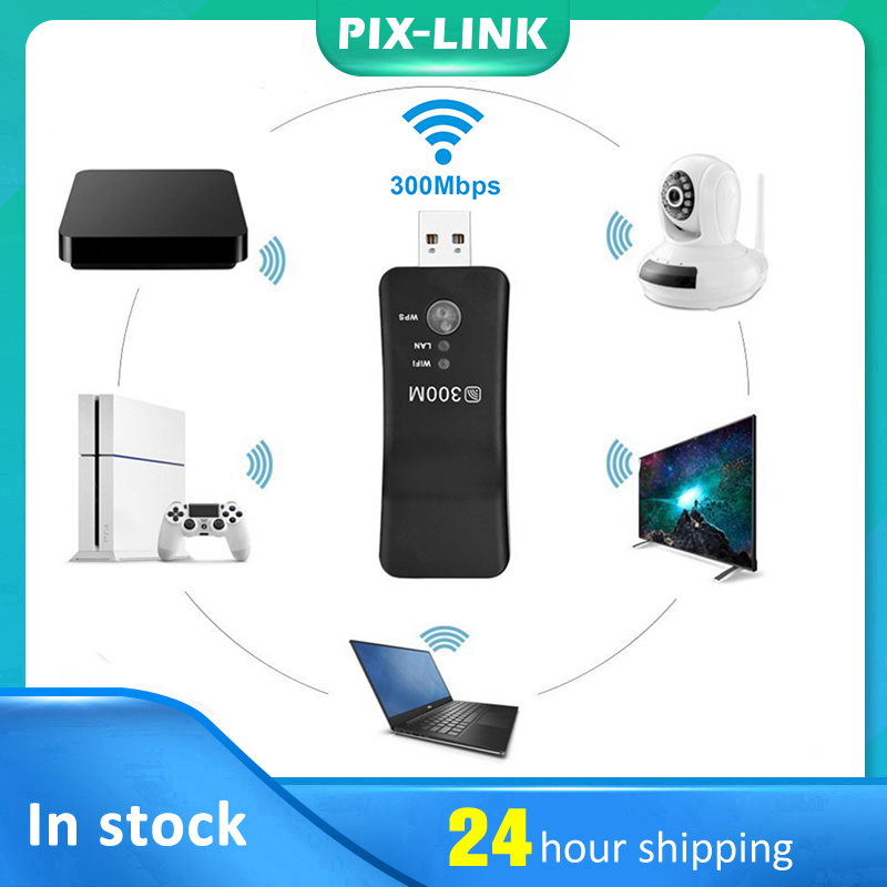 PIXLINK لاسلكي USB عالمي 300Mb - مراجعة Smart Home Network Rack وسعره