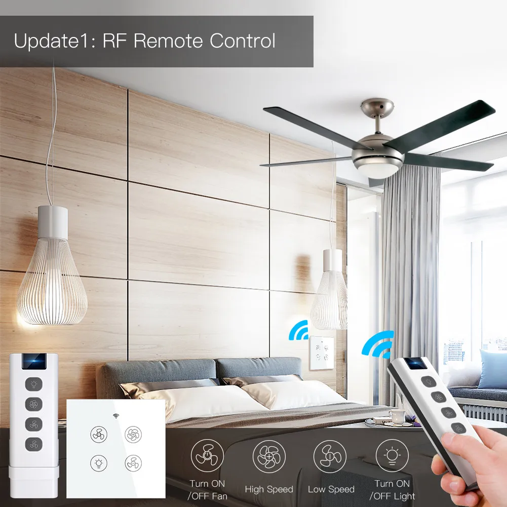 جديد واي فاي RF الذكية ضوء مرو - مراجعة Smart Home Ventilation System وسعره