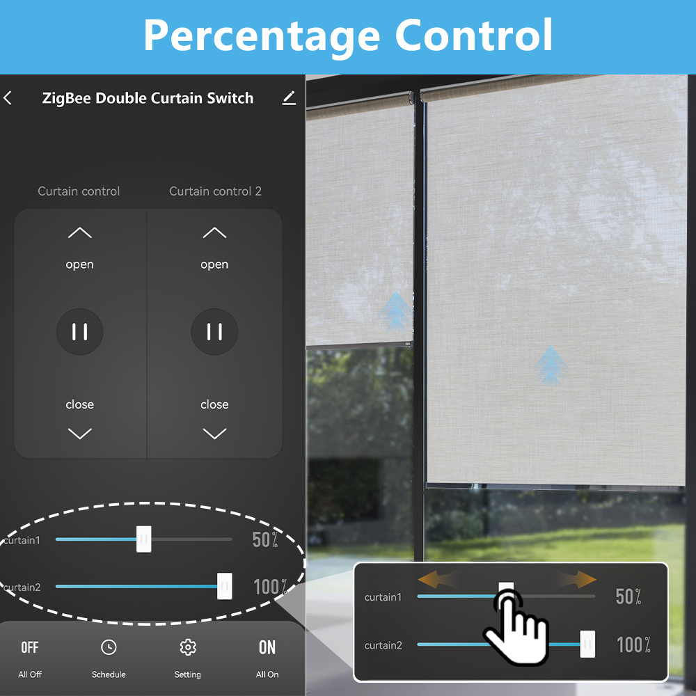 مفتاح ستائر ذكي مزدوج من LoraT - مراجعة Smart Home Z Wave وسعره