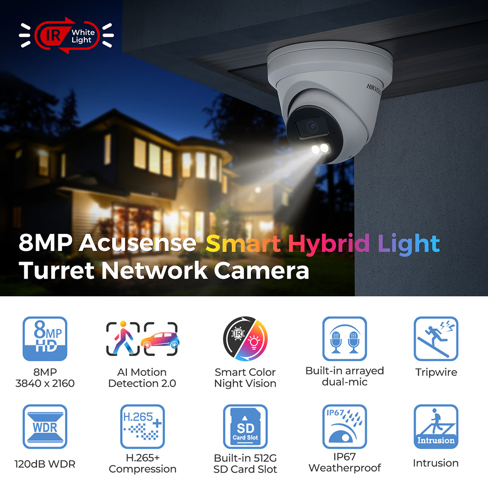 كاميرا IP ذكية هجينة من هيكفيج - مراجعة Smart Home Hikvision وسعره