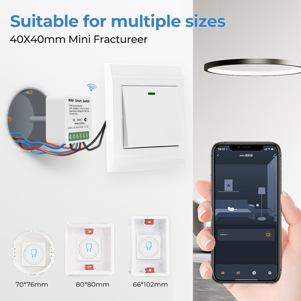 16A Tuya WiFi مفتاح ذكي 2-way  - مراجعة Smart Home Energy Monitor وسعره