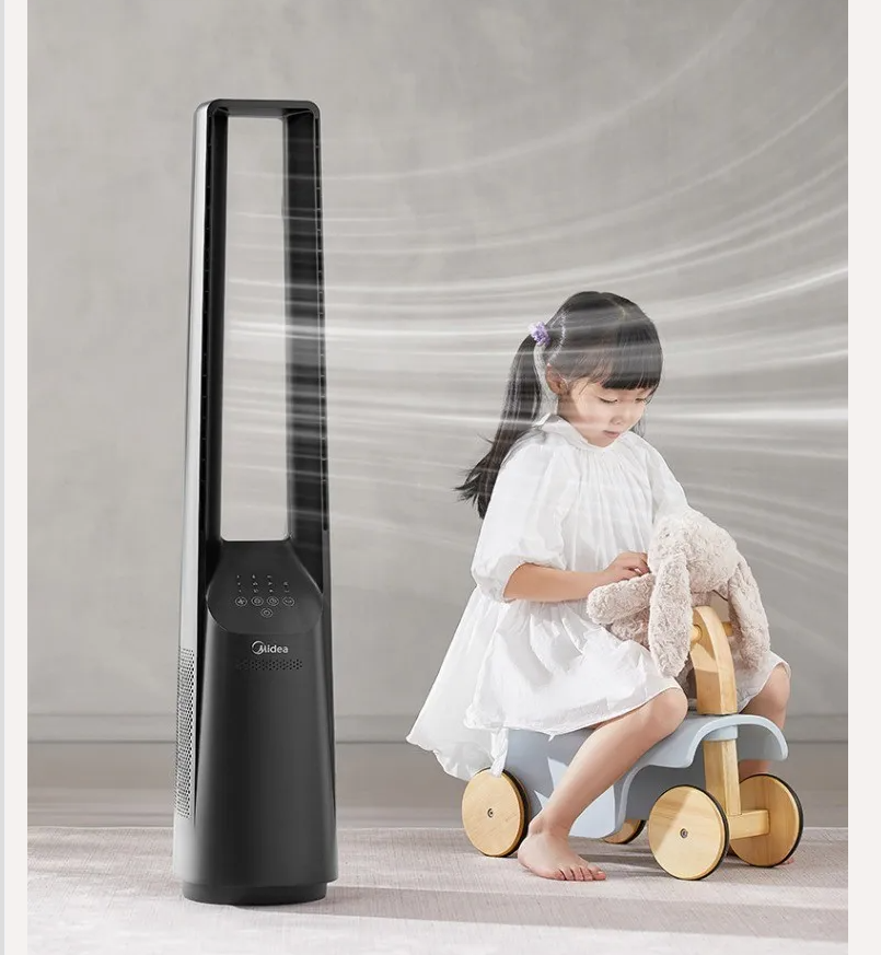 مروحة ميديا بدون شفرات 220 فول - مراجعة Smart Home Midea وسعره