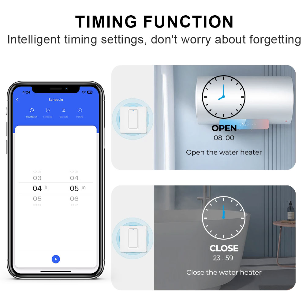 مفتاح سخان المياه الذكي/واي فا - مراجعة Smart Home Integration وسعره