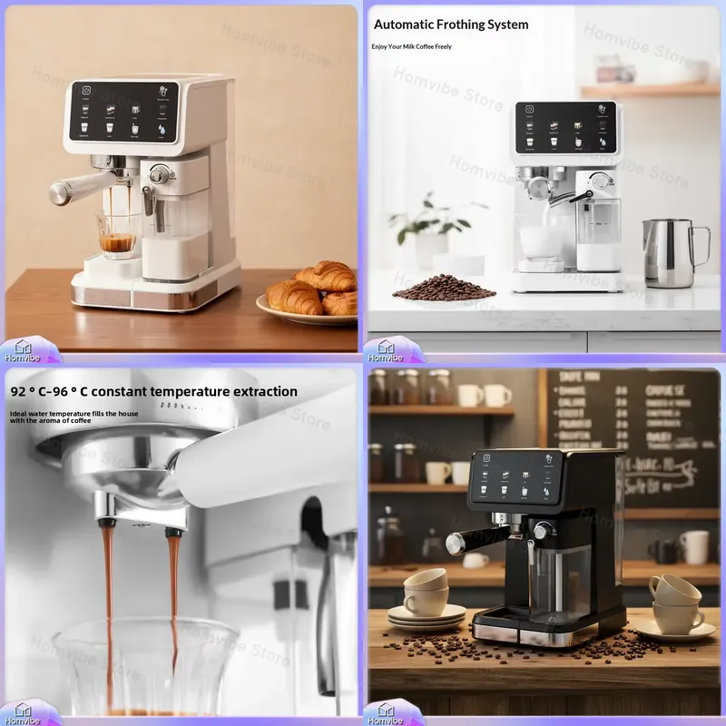 ماكينة قهوة إسبريسو بضغط 20 با - مراجعة Smart Home Kitchen وسعره
