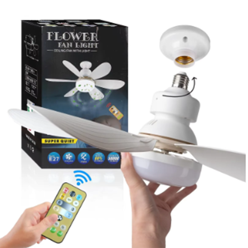 مروحة سقف LED منزلية E27 لعام  - مراجعة Smart Home Ventilation System وسعره