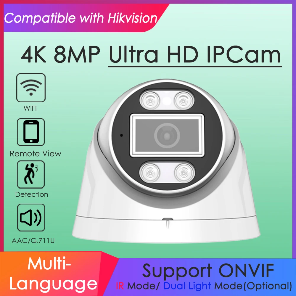 كاميرا IP لاسلكية 4K 8MP واي ف - مراجعة Smart Home Hikvision وسعره