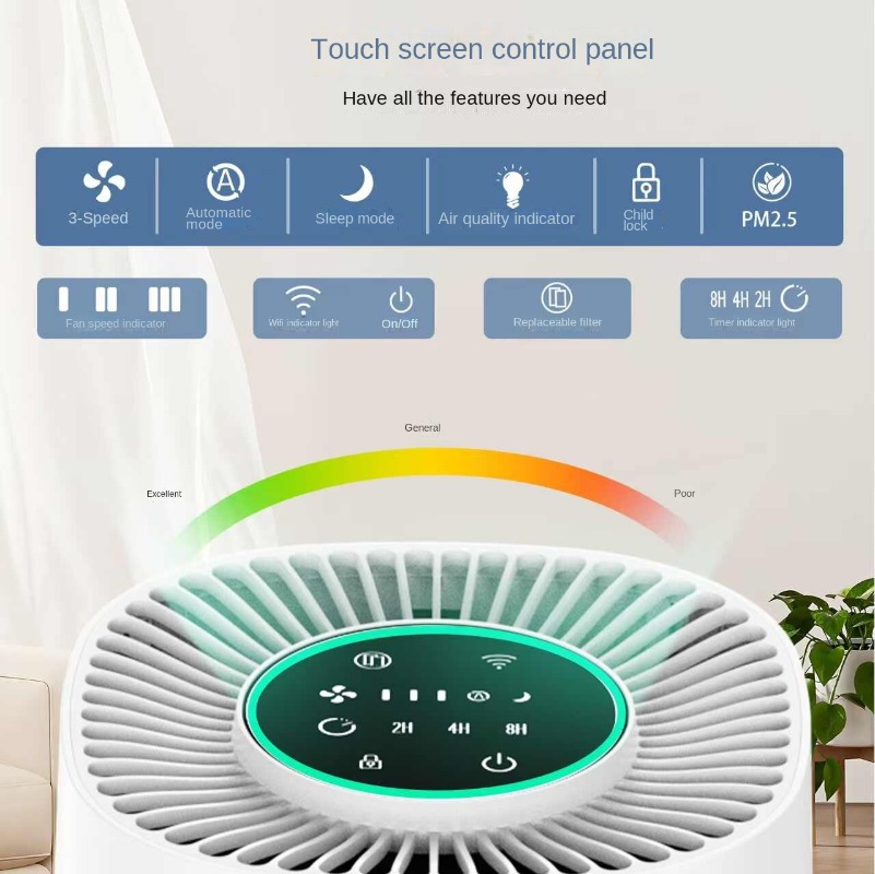 جهاز تنقية هواء ذكي للمنزل مع  - مراجعة Smart Home Control وسعره