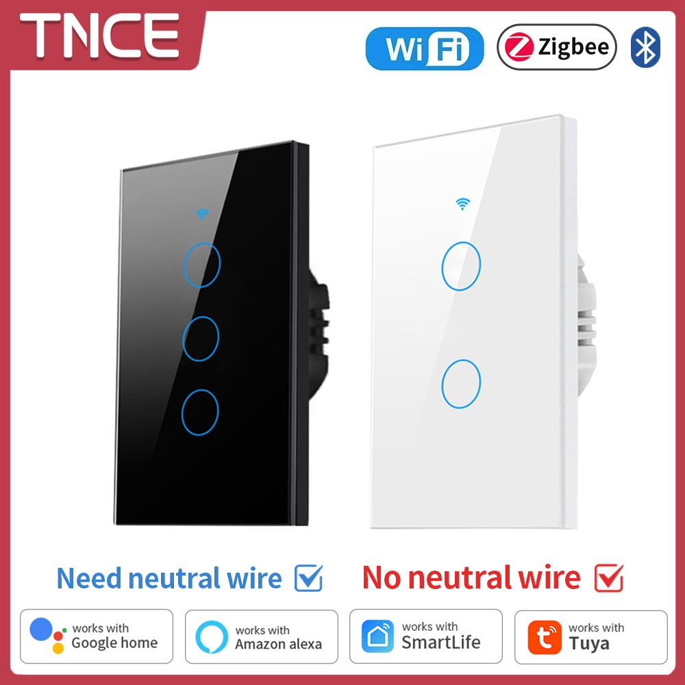 مفتاح إضاءة ذكي TNCE Tuya ، وا - مراجعة Smart Home Z Wave وسعره