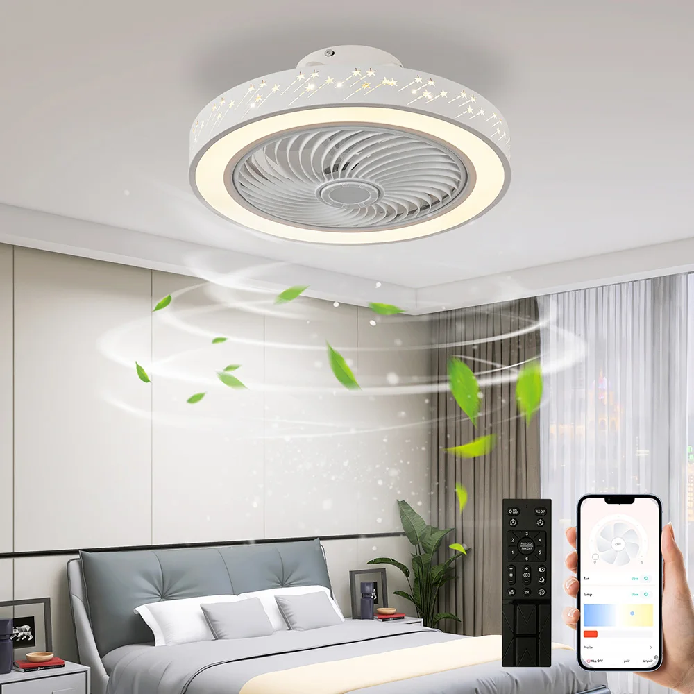 مروحة سقف بجهاز تحكم عن بعد مز - مراجعة Smart Home Ventilation System وسعره