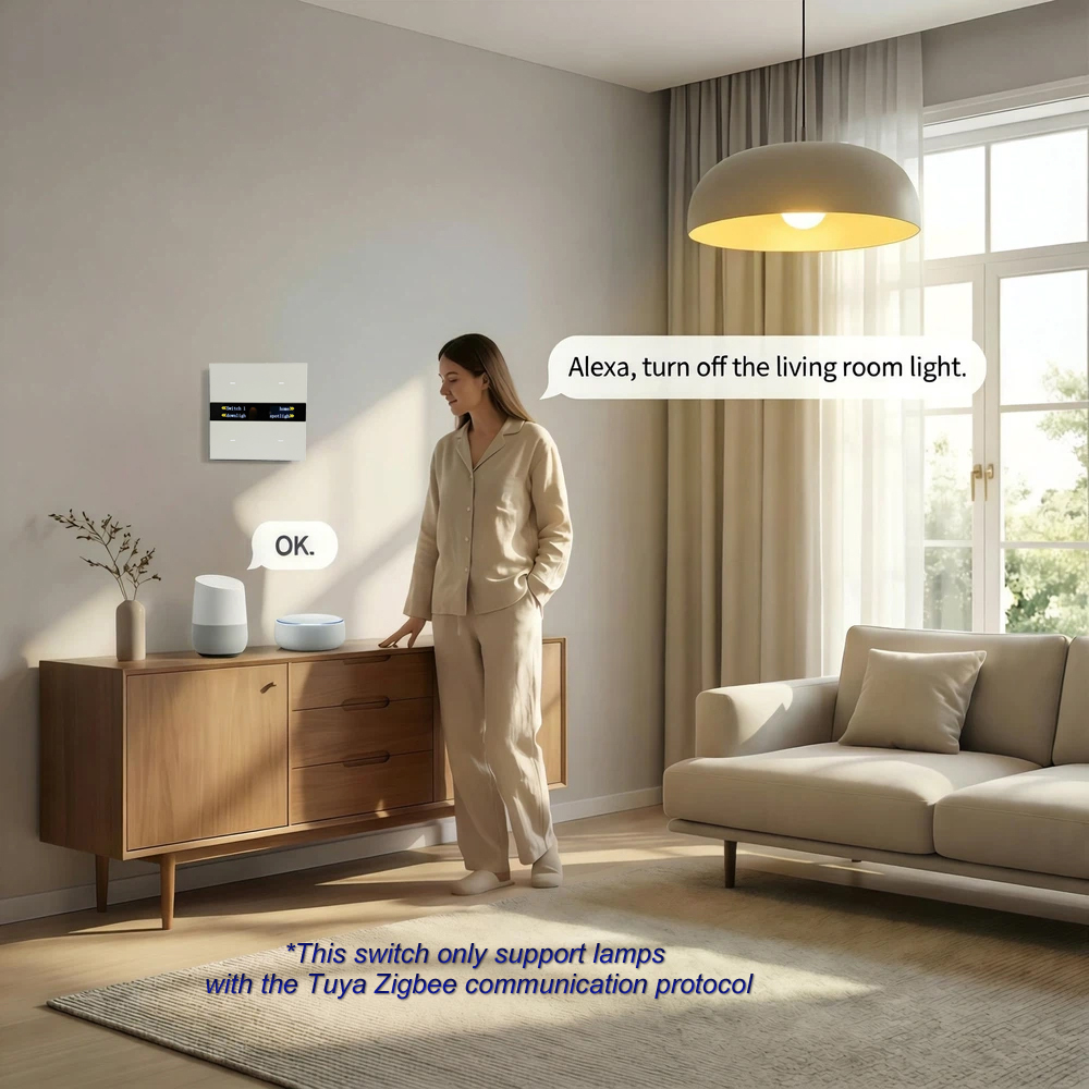 لوحة مفاتيح ذكية M8 Pro Zigbee - مراجعة Smart Home Z Wave وسعره