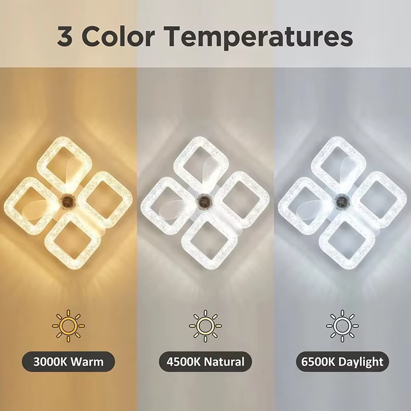 مروحة سقف ذكية بإضاءة LED بقوة - مراجعة Smart Home Ventilation System وسعره
